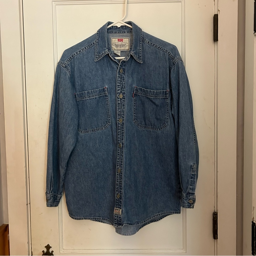 Levi's Classic Blue Denim Shirt